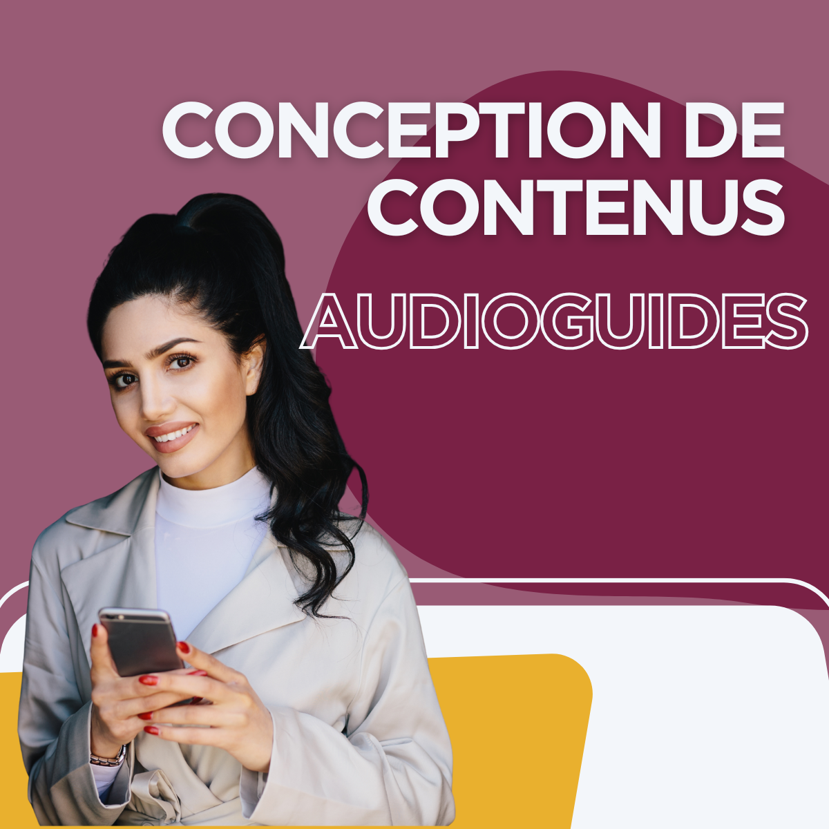concevoir et écrire contenu audioguide
